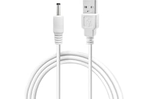 GNOTIS Hatch Rest Sound Machine Power Cord – 5V 1A Replacement Charging Cable, 4.9FT Length, Barrel Plug, USB to DC Power Cable for Hatch Baby, Hatch Rest, Hatch Mini, Hatch Rest Go, Portable Sound Machines