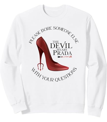 Amazon.com: The Devil Wears Prada - Logo Sweatshirt : Clothing