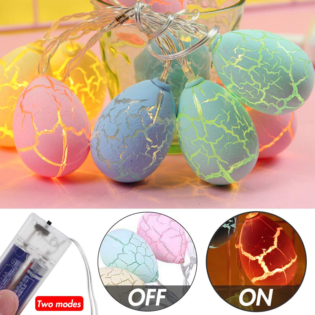 DomeStar Easter Egg Light, 4.9ft 10LED Easter Decoration Lights