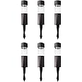 Amazon Basics Solar Outdoor Lights, LED Lights for Garden, Pathway, Patio, Black, 6-Pack