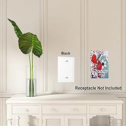 Pznen Light Switch Cover Plate, Cardinal Winter