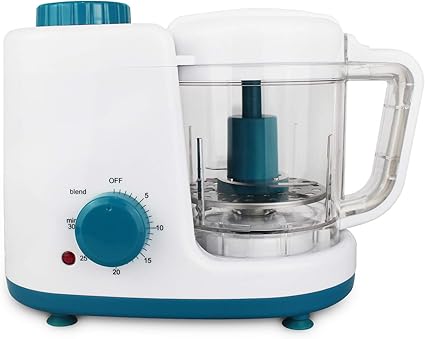 Leogreen Cuiseur A Vapeur Et Mixeur Pour Bebe Appareil Pour Le Repas Du Bebe Blanc Bleu Fonctions 2 En 1 Cuiseur Vapeur Et Melangeur Tension Electrique 2 240v Amazon Fr Bebes Puericulture