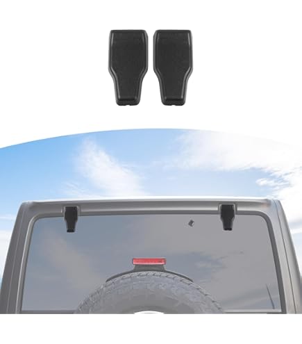 Dobradiças Vidro Traseiro NOTISH - Compatível Jeep Wrangler JK 2007-2018 | Peça Reposição