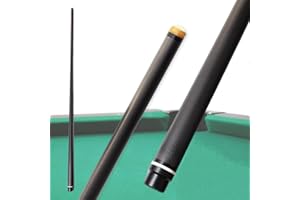 EAGLEKING 29-inch PING Carbon Pool Cue, Single Shaft, 11.8mm, 12.5mm, or 13mm Tips, Ultra Smooth and Controllable, Pro Taper