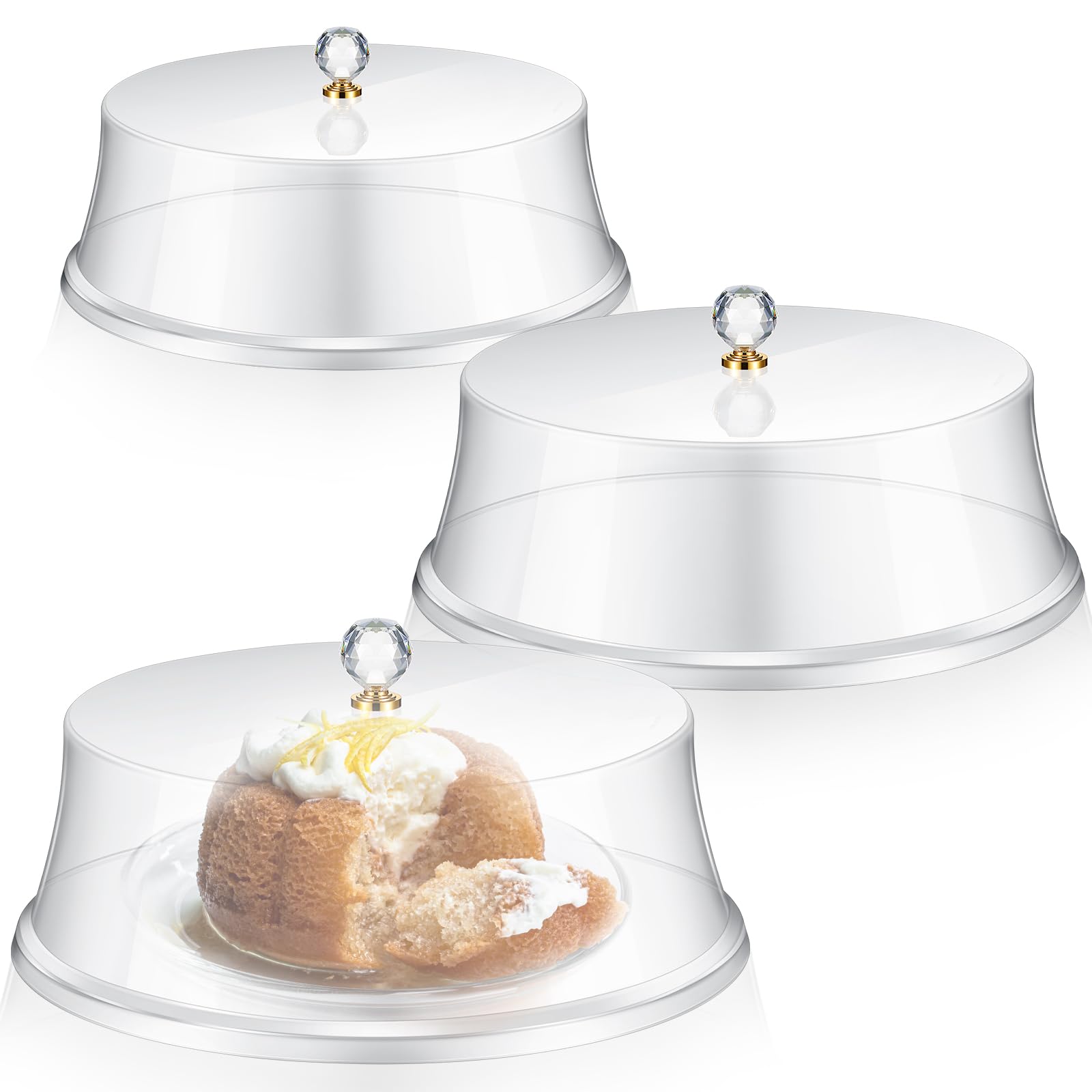 Amazon Plastic Cake Stand With Dome SiliFine Pieces Clear Cake