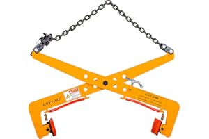 GRYVOZE 1763 lbs Granite Slab Lifting Clamp, Adjustable Range: 14"-35", Heavy Duty Stone Scissor Lifter Clamp for Carrying and Vertical Transport of Marble, Concrete Blocks, Slate Sheets, Curb Stones