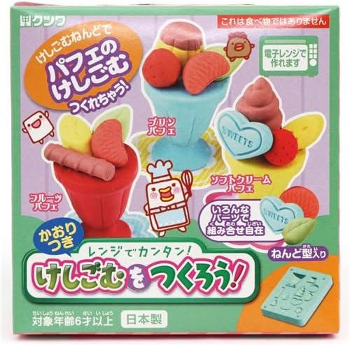 DIY scented eraser making kit to make dessert parfait eraser