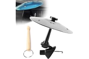 GENERIC Car Crash Cymbal, Car Cymbal Air Vent, Car Drum Cymbal Air Vent, Make Your Driving More Fun, Easy Installation And Rugged, Suitable For All Types Of Vehicles (silver)