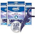 Oral-B Glide Peppermint Dental Floss Picks with Arctic Peppermint Oil Flavor, 75 Count, Pack of 3