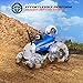Sharper Image Premium Turbo Tumbler 49MHz Childrenís Remote Control Spinning 360∞ Rally Car Toy for Boys/Girls, Stunt RC Race Truck with Driver ñ Blue