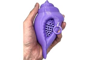 MunnyGrubbers - Original Mystic Conch Shell - Non-Canon Parody of Magic Conch Shell - Ask a YES or NO Question and Pull String - Fortune Telling - Decision Making - (V4+ Lavender)