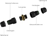 pzihao 5x 3 Pole IP68 Waterproof Junction Box Outdoor Cable Connector 6-12mm view 4