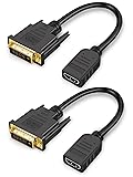 CableCreation DVI to HDMI Cable 0.5ft Short