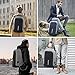PORUARY Business Laptop Backpack Fit Under 17 Inch Laptop Anti Theft Backpack with USB Charging Port Lightweight College Students Book Bag Water Resistant Computer Work Bag for men Notebook Macbook