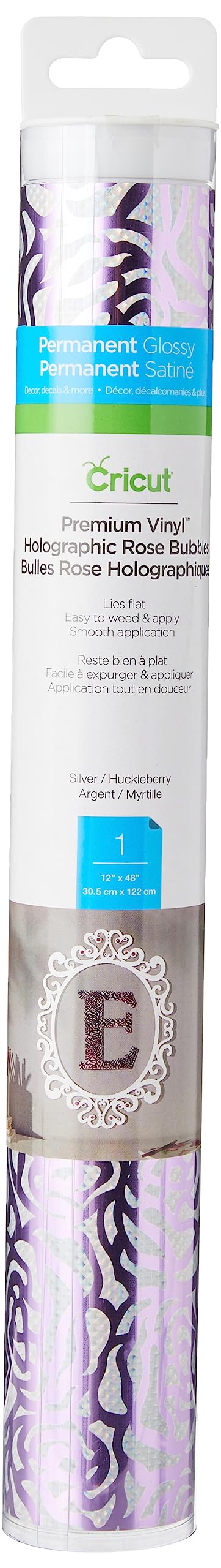 Cricut Premium Vinyl Holographic Rose Bubbles – Permanent