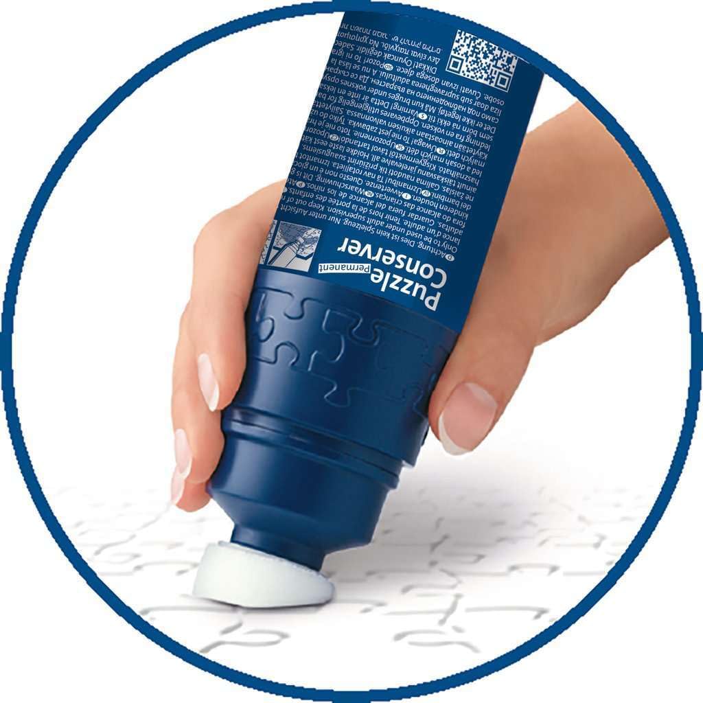 Ravensburger Puzzle Conserver 17954 - Premium Puzzle Glue | Enhanced Glossy Finish | Perfect for 500-1000 Piece Puzzles | Ideal Puzzle Accessory