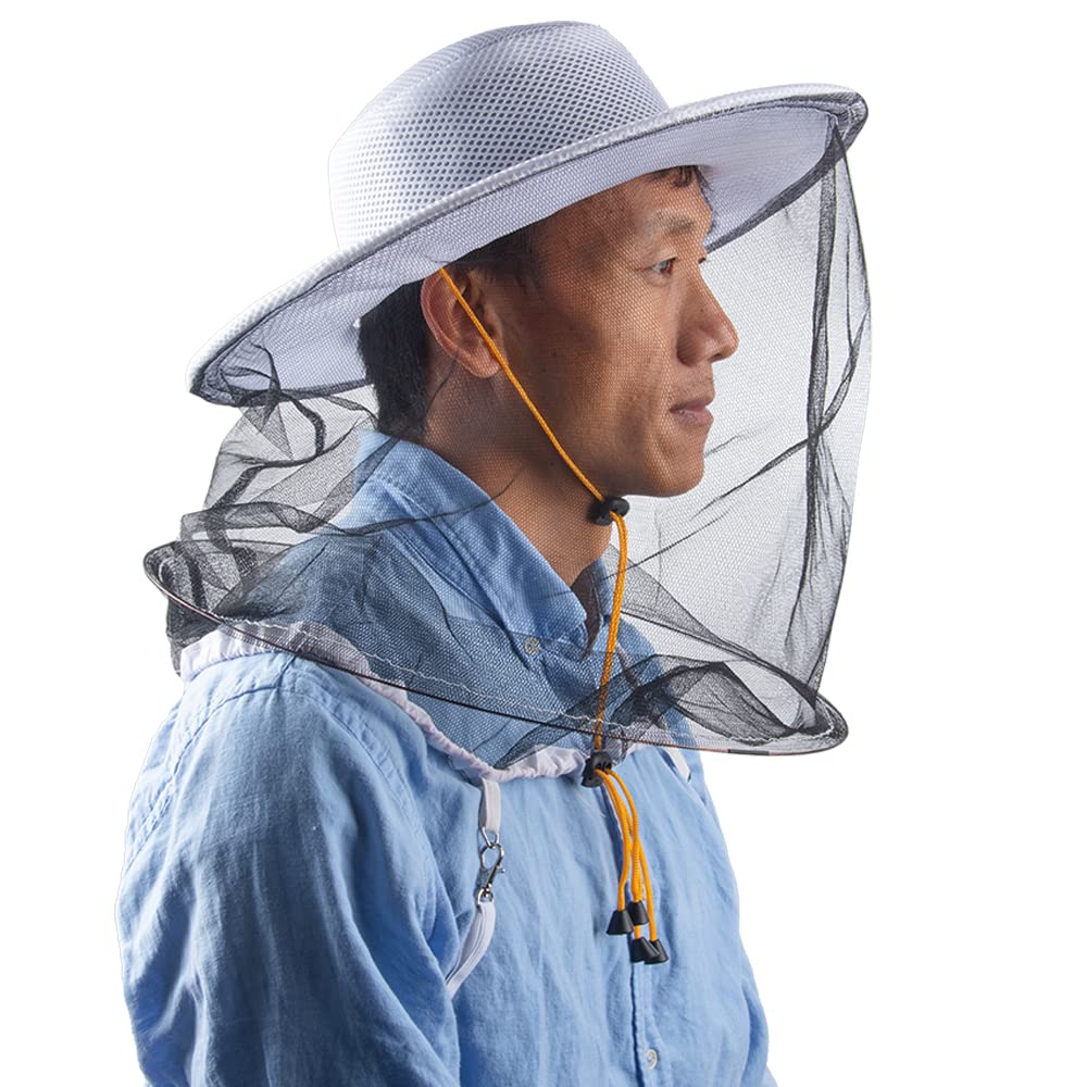 ZffXH mosquito insect head net hat fishing cap bee beekeeping beekeeper veil hats fly bug veil hood