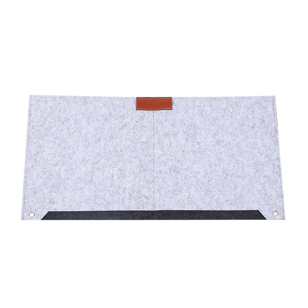 Felts Office Desk Laptop Mat Storage Organizer Table Pad Gray ( Color : Light Grey ) Computer Supplies Keyboard, Mouse and Demonstration Pen