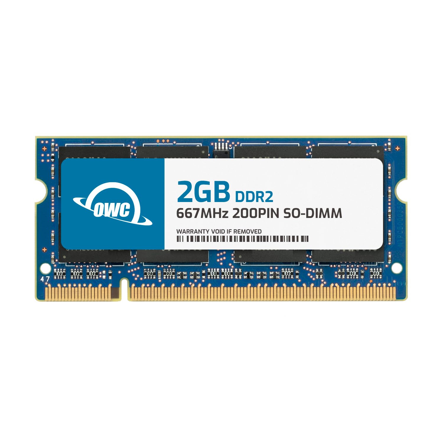 OWC - 2GB OWC Memory Upgrade Module - PC5300 DDR2 667MHz SO-DIMM for all MacBook, MacBook Pro, iMac Intel, and Mac mini models with Core 2 Duo processor
