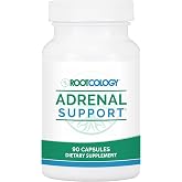 Rootcology Adrenal Support by Dr. Izabella Wentz | Adaptogens | 30 Servings | Adrenal Support, Adaptogenic Herbal Blend with Nutrients to Support Energy &amp; Hormone Balance, 90 Capsules