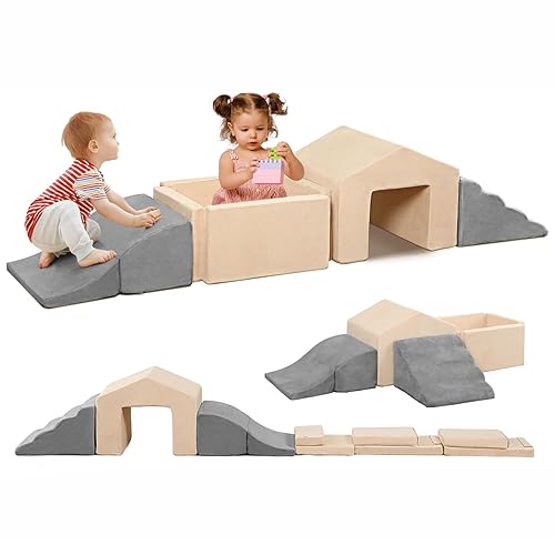 LOAOL Foam Climbing Toys for Toddlers, 6PCS Climb and Crawl