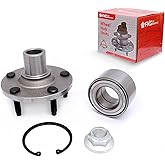 FKG 518515 Front Wheel Bearing Hub Assembly fit for 2001-2012 Ford Escape, 2001-2011 Mazda Tribute, 2005-2011 Mercury Mariner, 5 Lugs