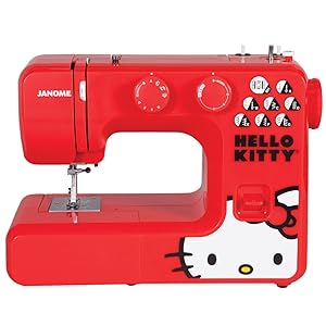 Janome 13512 Red Hello Kitty Sewing Machine