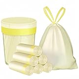Small Trash Bags, 5 Gallon Strong Drawstring