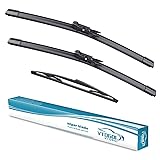 VTOGOI Wiper Blades With Rear Wiper Blades Set For