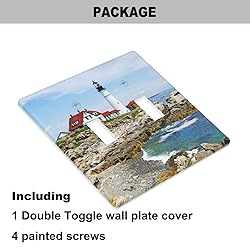 Pznen Lighthouse Light Switch Cover Plate Coastal