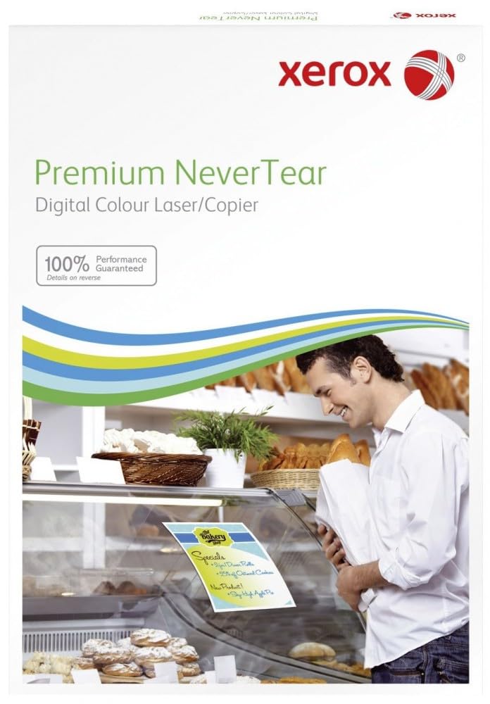 Xerox 71488 A3 297 x 420 mm Prem NeverTear Paper (Pack of 100)