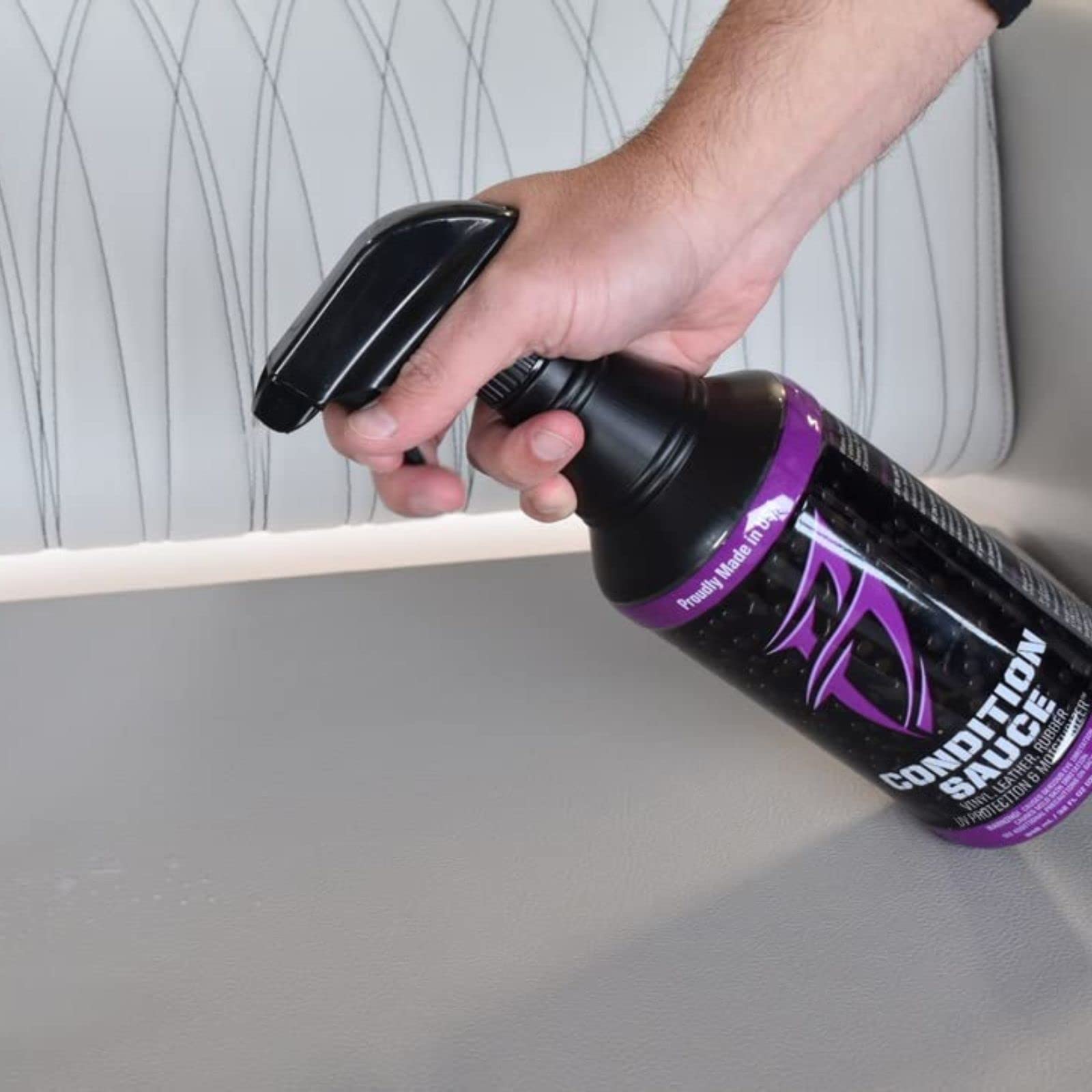 Boat Bling Condition Sauce Premium Interior Moisturizer with UV Protection, for Boats, RVs, Powersport Vehicles and More