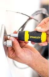 Stanley 066358 Multi-Bit Stubby Screwdriver Set with Magnetic Tips view 9
