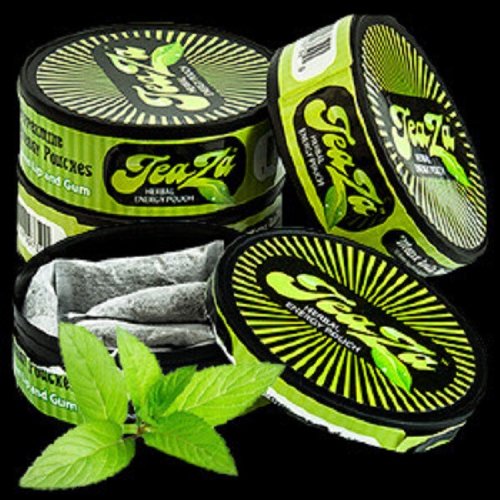 Teaza Herbal Energy Pouch Sampler (4 Pucks Peppermint)