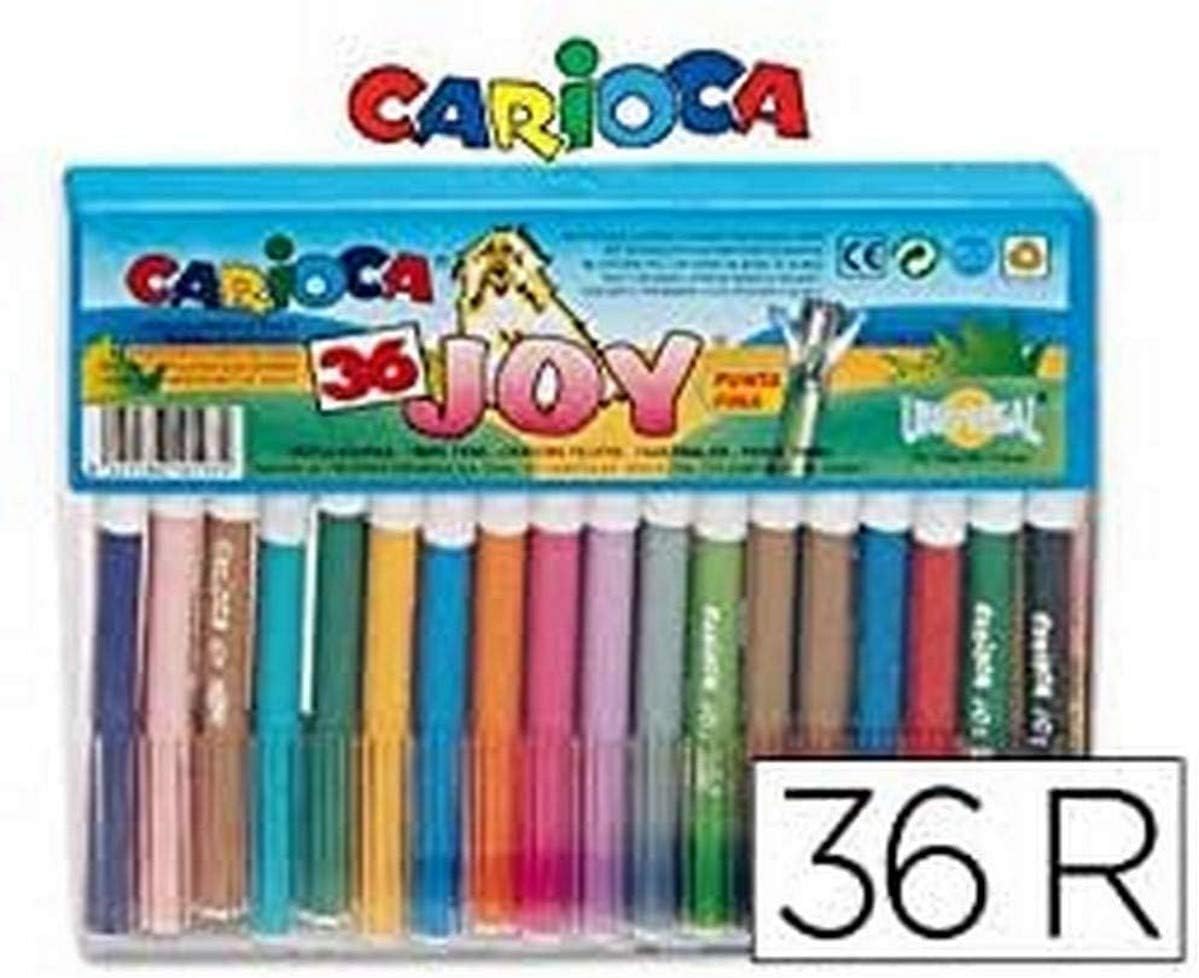 Carioca - Caja con 36 rotuladores (A11105036): Amazon.es: Juguetes y juegos