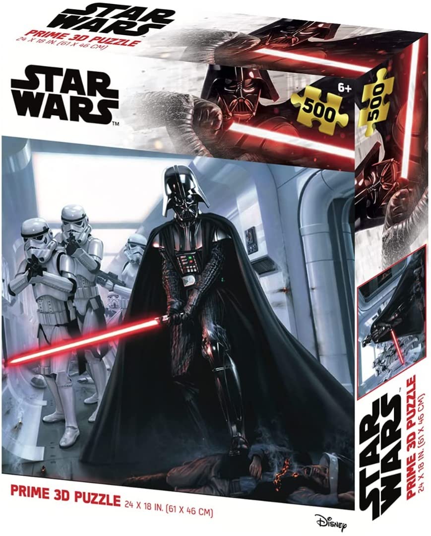 Starwars 3D Darth Vader and storm troopers 500 piece puzzle
