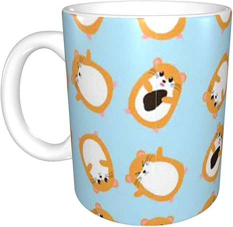 Amazon Co Jp マグカップ ハムスター 4 コーヒーカップ ティーカップ コップ かわいい 陶器 330ml ホーム キッチン