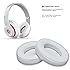 White Replacement Earpads, AGPtEK 2 Pieces Foam Ear Pad Cushion Compatible with Beats Studio 2.0 Wired/Wireless B0500 B0501 Headphone & Beats Studio 3.0