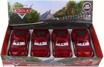 rayo mcqueen metalico