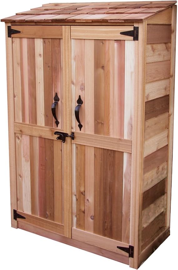 4 X 2 Garden Chalet Wood Storage Shed Western Red Cedar