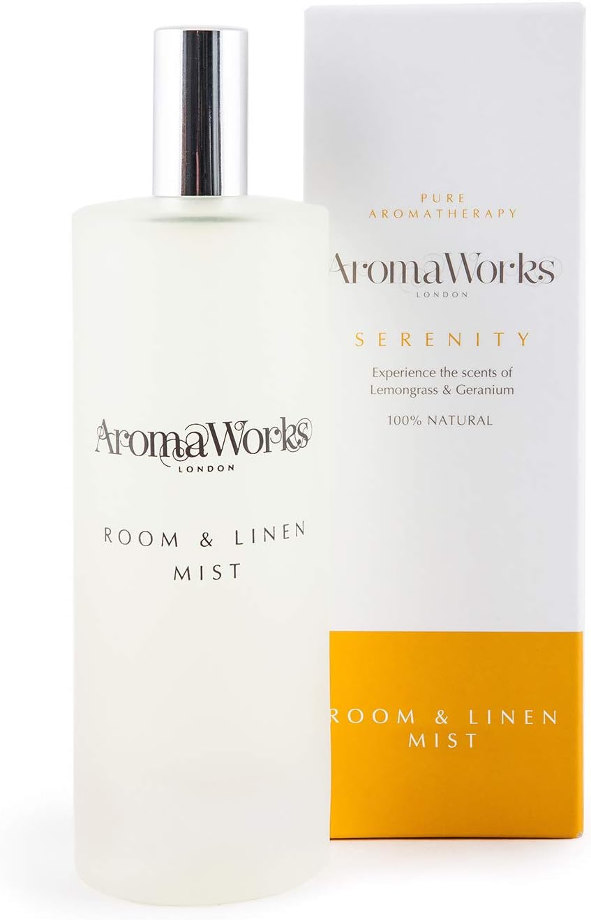 AromaWorks Serenity Room Mist, Clear, 100 ml (Pack of 1)