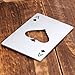 Yoption 5Pcs Stainless Steel Credit Card Size Casino Bottle Opener Beer Bottle Opener for Your Wallet(5, Poker)