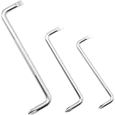 Pocoxll 3 Pcs Offset Screwdriver Set | 90 Degree Screwdriver with Phillips and Flat Head, Z-shaped Screw Drive for Home Use