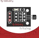 AZDelivery 5 x KY-035 Magnetic Hall Sensor Module Analog Arduino Compatible view 7