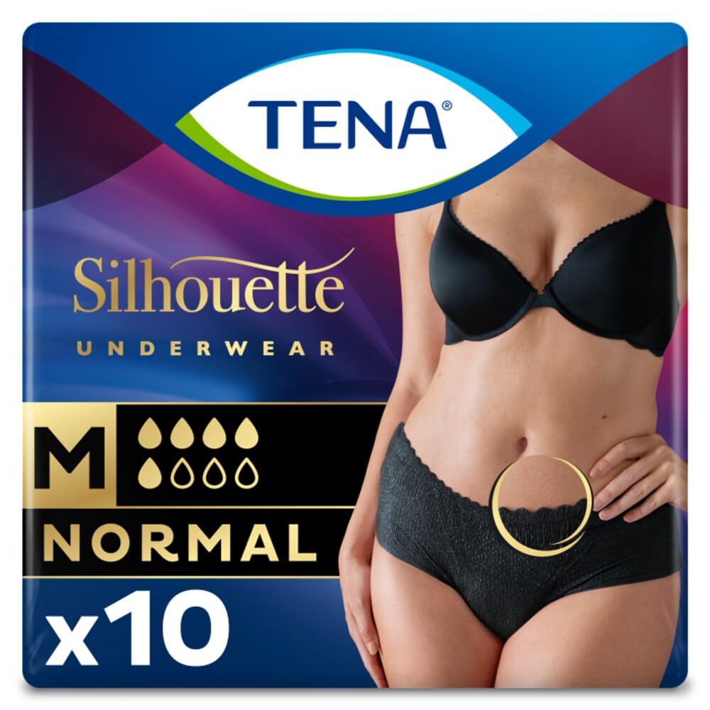 Tena Silhouette Plus Pads Medium, Pack of 12