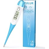 Thermometer for Adults and Kids with 8 Seconds Fast Accurate Reading, Accurate &amp; Safe-Baby Thermometer for Oral, Rectal or Under Arm Use, Large LCD Display with Fever Alarm