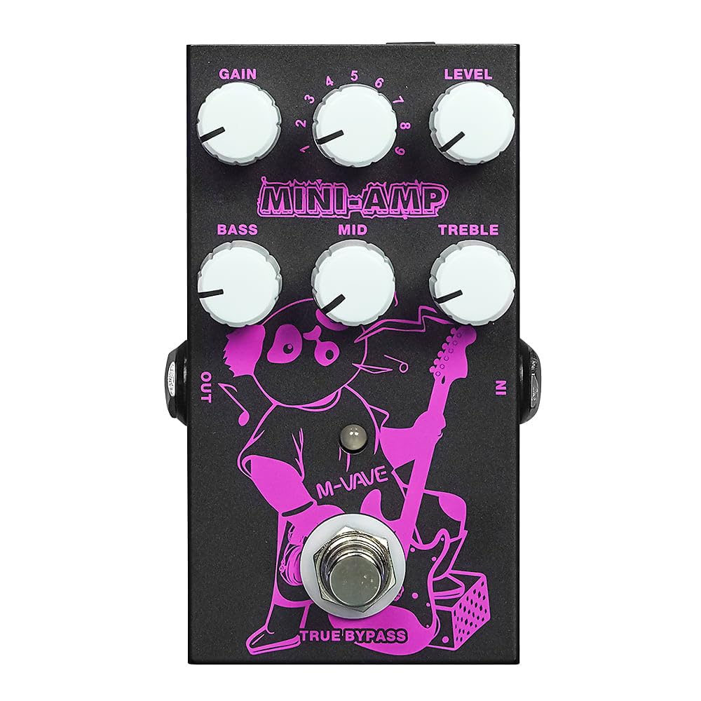 M-Vave Miniamp - 9 amp simulations on one guitar pedal