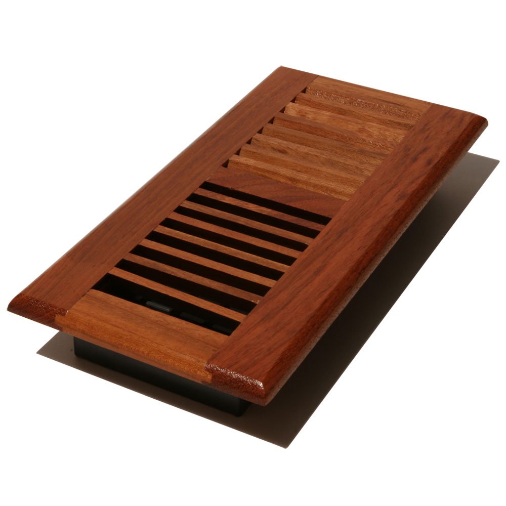Decor Grates WLC214-N Floor Register, Natural Brazilian Cherry, 2x14 Inch