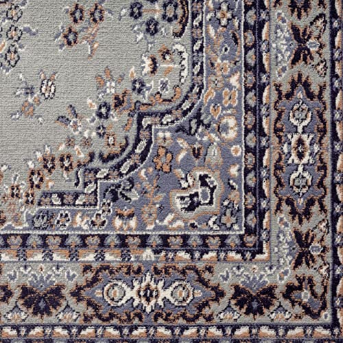 Home Dynamix Ariana Ksara Traditional Medallion 3Piece Area Rug Set, Gray/Blue Pricepulse