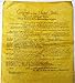 Declaration of Independence 23 X 29, Constitution of the U.S. 23 X 29, Bill of Rights 23 X 29 Posters Shipped in Mailing Tube